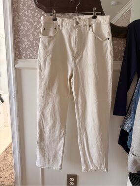 Abercrombie and Fitch White jeans
